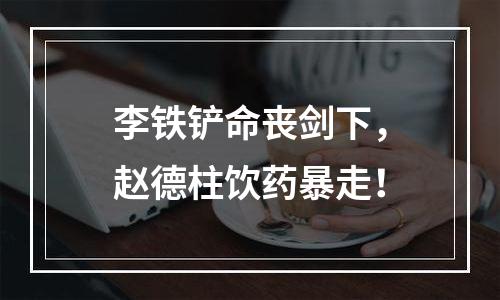李铁铲命丧剑下，赵德柱饮药暴走！