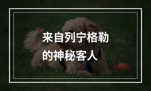 来自列宁格勒的神秘客人
