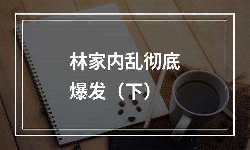 林家内乱彻底爆发（下）
