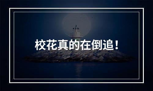校花真的在倒追！