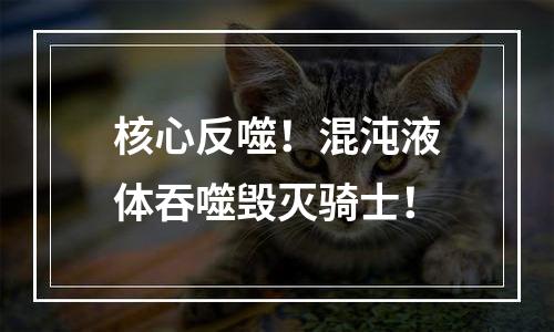 核心反噬！混沌液体吞噬毁灭骑士！