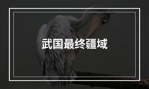 武国最终疆域