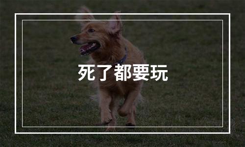 死了都要玩