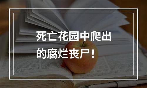 死亡花园中爬出的腐烂丧尸！