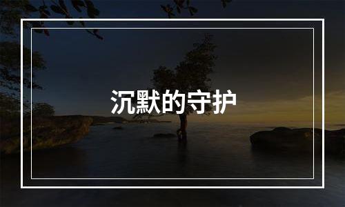 沉默的守护