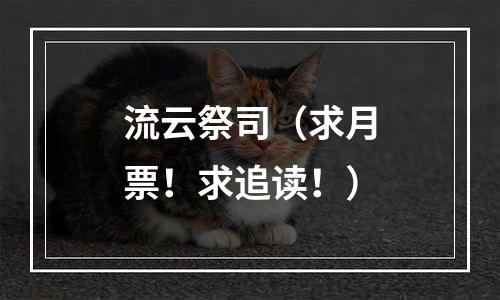 流云祭司（求月票！求追读！）