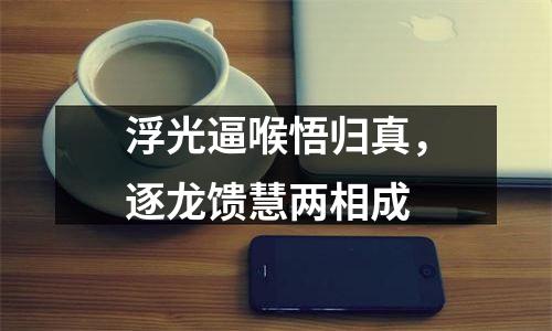 浮光逼喉悟归真，逐龙馈慧两相成