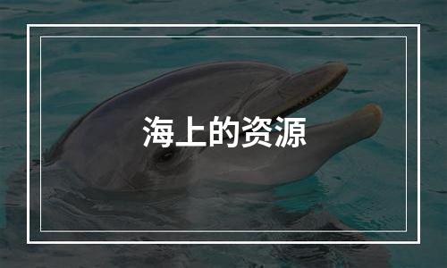 海上的资源