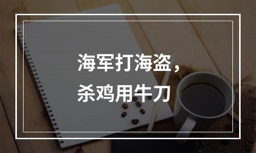 海军打海盗，杀鸡用牛刀
