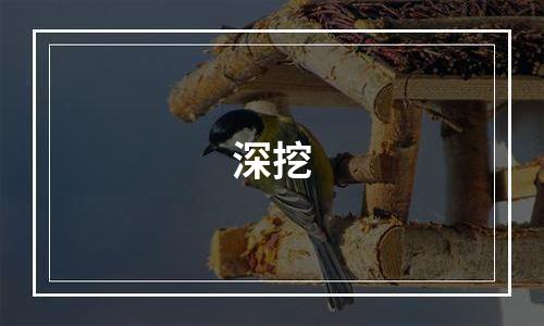 深挖