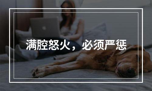 满腔怒火，必须严惩