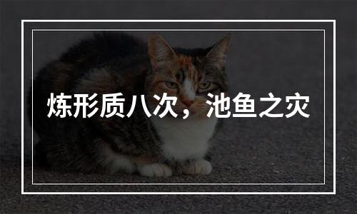 炼形质八次，池鱼之灾