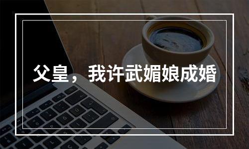 父皇，我许武媚娘成婚