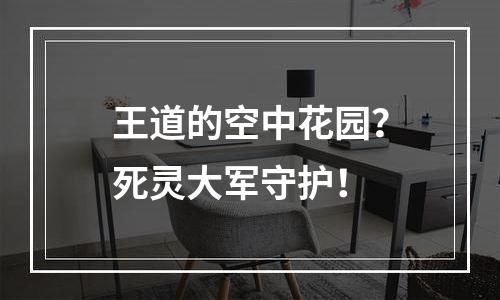王道的空中花园？死灵大军守护！
