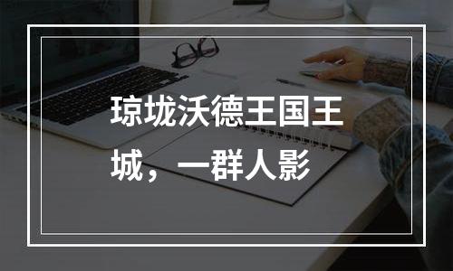 琼垅沃德王国王城，一群人影