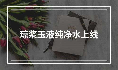 琼浆玉液纯净水上线