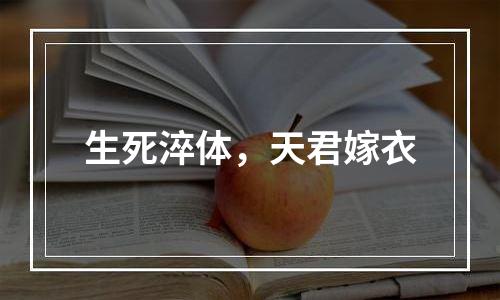生死淬体，天君嫁衣