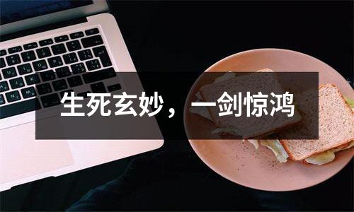 生死玄妙，一剑惊鸿