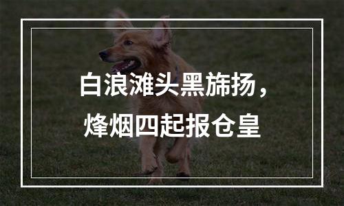 白浪滩头黑旆扬， 烽烟四起报仓皇