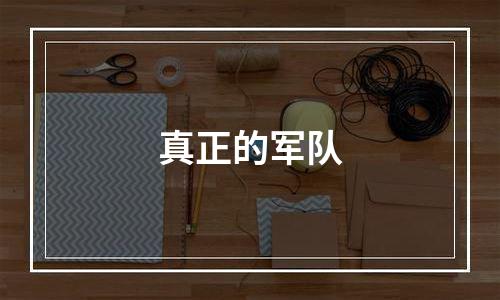 真正的军队