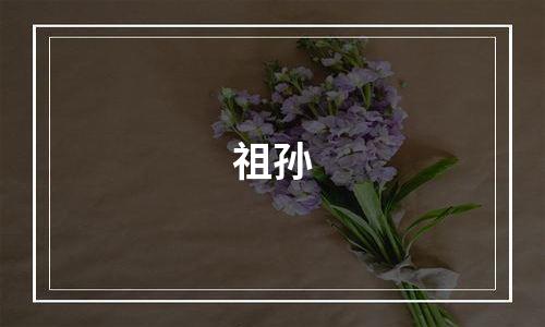 祖孙