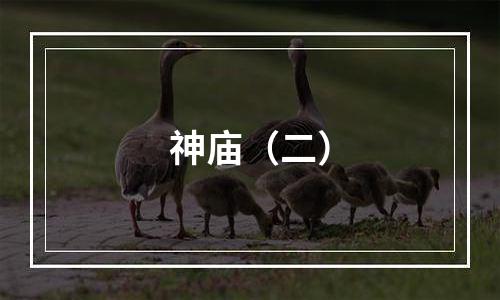 神庙（二）