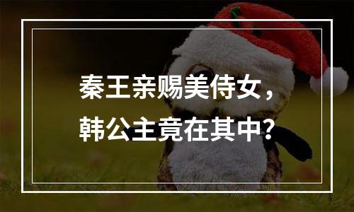 秦王亲赐美侍女，韩公主竟在其中？
