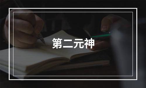 第二元神
