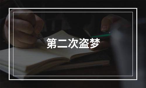 第二次盗梦