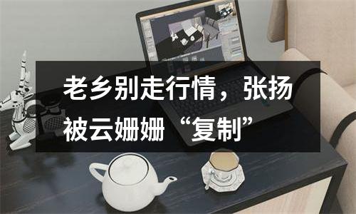 老乡别走行情，张扬被云姗姗“复制”