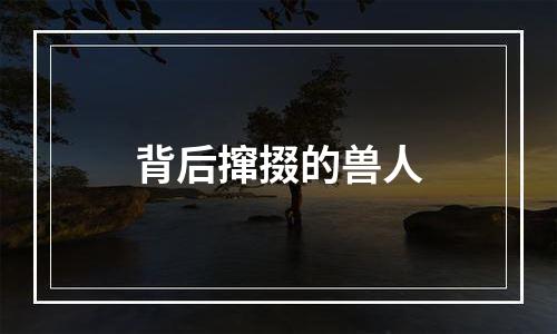 背后撺掇的兽人