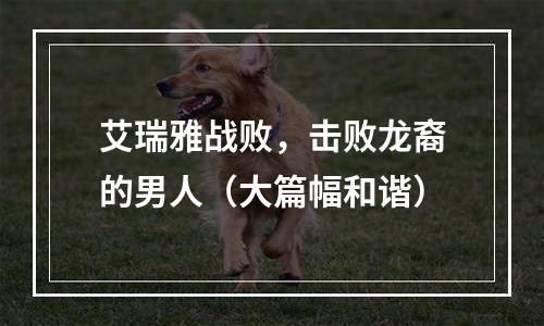 艾瑞雅战败，击败龙裔的男人（大篇幅和谐）