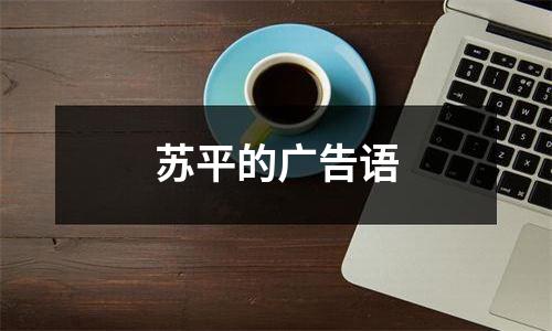 苏平的广告语