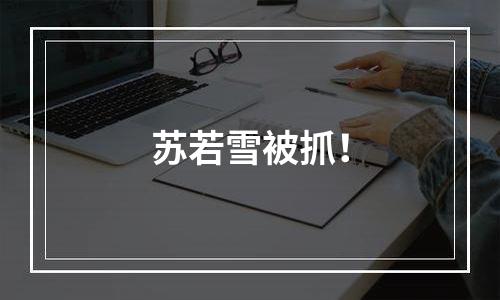 苏若雪被抓！