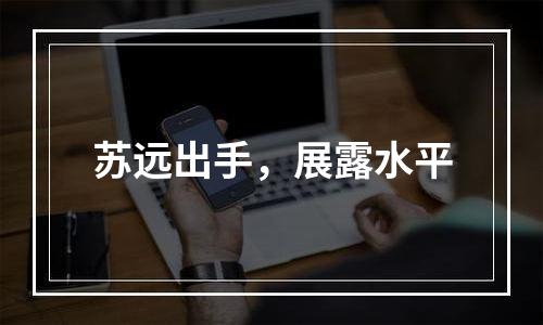 苏远出手，展露水平