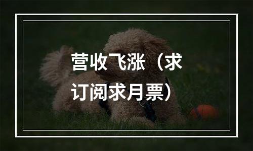 营收飞涨（求订阅求月票）