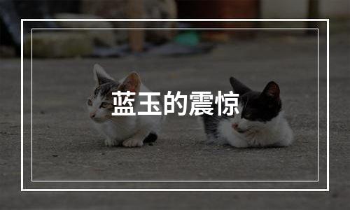 蓝玉的震惊