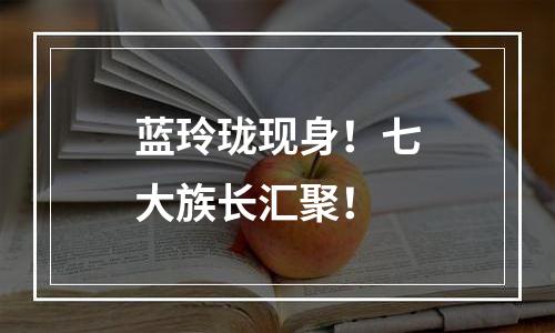 蓝玲珑现身！七大族长汇聚！