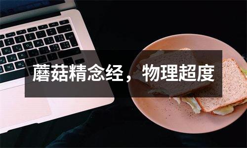蘑菇精念经，物理超度
