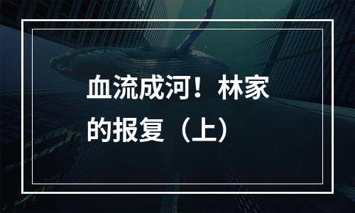 血流成河！林家的报复（上）