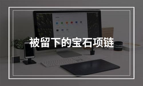 被留下的宝石项链