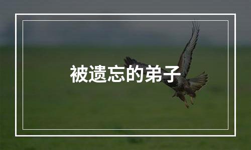被遗忘的弟子