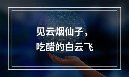 见云烟仙子，吃醋的白云飞