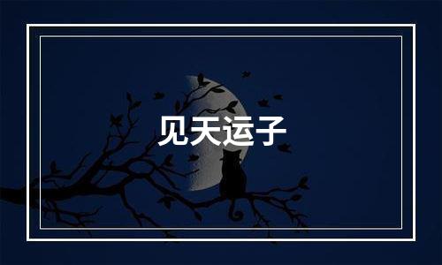见天运子
