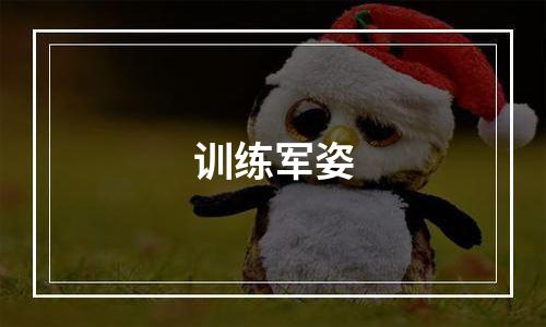 训练军姿