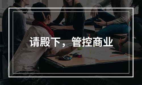 请殿下，管控商业