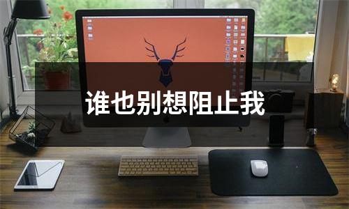 谁也别想阻止我
