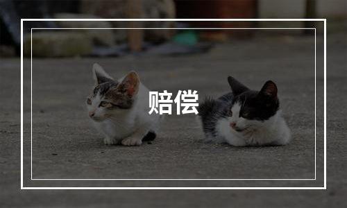 赔偿