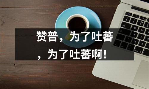 赞普，为了吐蕃，为了吐蕃啊！