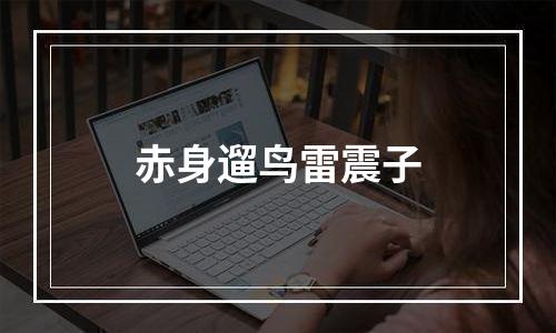 赤身遛鸟雷震子